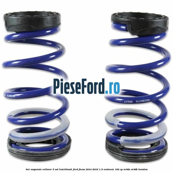 Set suspensie coilover 5 usi hatchback Ford Focus 2014-2018 1.5 EcoBoost 182 cp M9DA, M9DB benzina