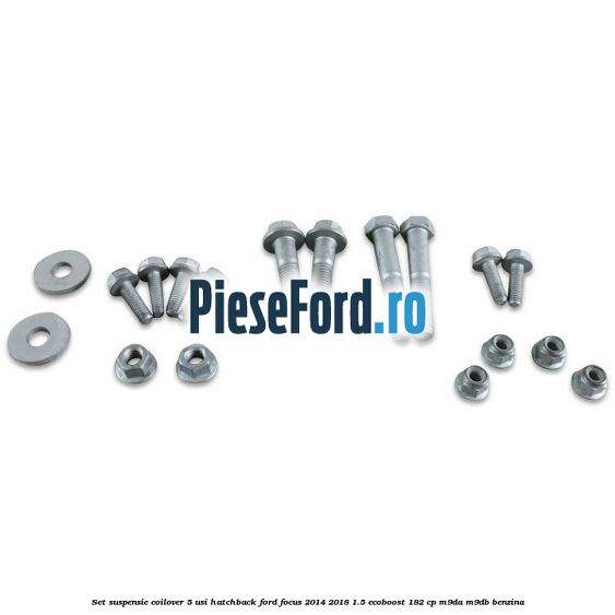 Set suspensie coilover 5 usi hatchback Ford Focus 2014-2018 1.5 EcoBoost 182 cp M9DA, M9DB benzina