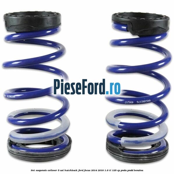 Set suspensie coilover 5 usi hatchback Ford Focus 2014-2018 1.6 Ti 125 cp PNDA, PNDD benzina
