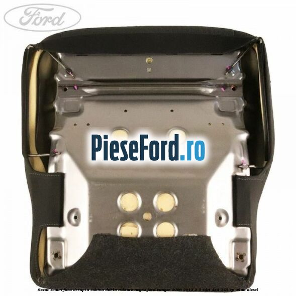 Sezut scaun fata dreapta cabina dubla culoare negru Ford Ranger 2006-2012 2.5 TDCi 4x4 143 cp WLAA diesel