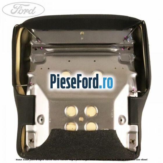 Sezut scaun fata dreapta cabina dubla culoare negru Ford Ranger 2006-2012 3.0 TDCi 4x4 156 cp MD30DITC, WEC diesel