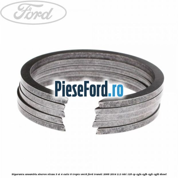 Siguranta ansamblu sincron viteza 3 si 4 cutie 6 trepte VMT6 Ford Transit 2006-2014 2.2 TDCi 125 cp CYFA, CYFB, CYFC, CYFD diesel