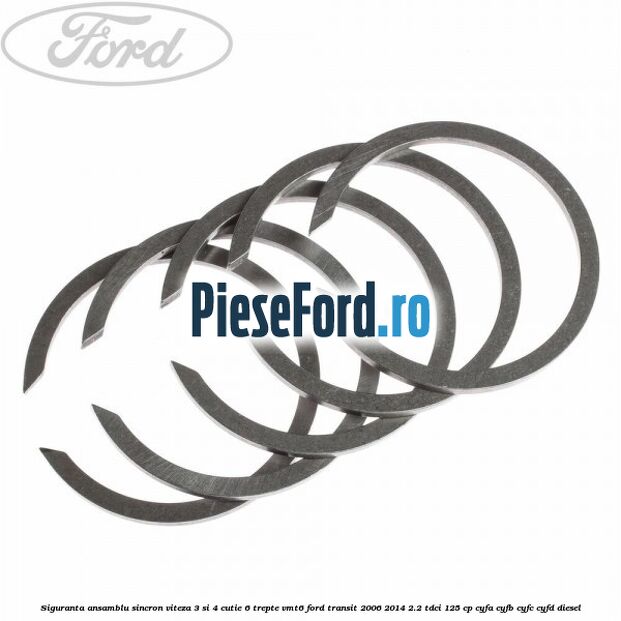 Siguranta ansamblu sincron viteza 3 si 4 cutie 6 trepte VMT6 Ford Transit 2006-2014 2.2 TDCi 125 cp CYFA, CYFB, CYFC, CYFD diesel