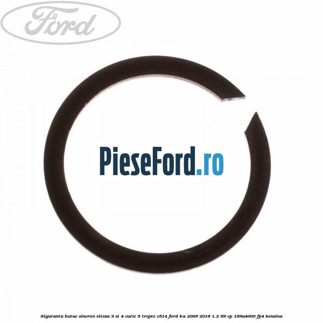 Siguranta butuc sincron viteza 3 si 4 cutie 5 trepte C514 Ford Ka 2009-2016 1.2 69 cp 169A4000, FP4 benzina