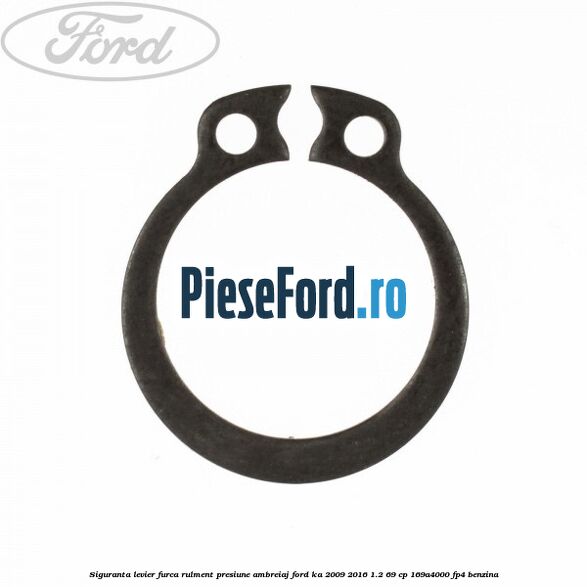 Siguranta levier furca rulment presiune ambreiaj Ford Ka 2009-2016 1.2 69 cp 169A4000, FP4 benzina