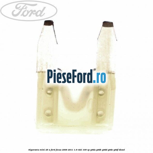 Siguranta mini 25 A Ford Focus 2008-2011 1.6 TDCi 109 cp