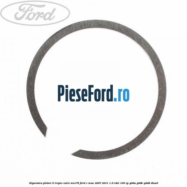 Siguranta pinion 5 trepte cutie MTX75 Ford C-Max 2007-2011 1.6 TDCi 109 cp G8DA, G8DB, G8DD diesel