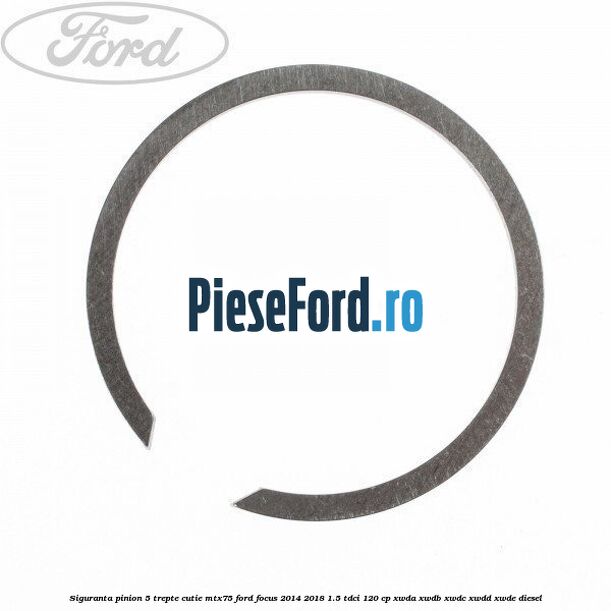 Siguranta pinion 5 trepte cutie MTX75 Ford Focus 2014-2018 1.5 TDCi 120 cp XWDA, XWDB, XWDC, XWDD, XWDE diesel