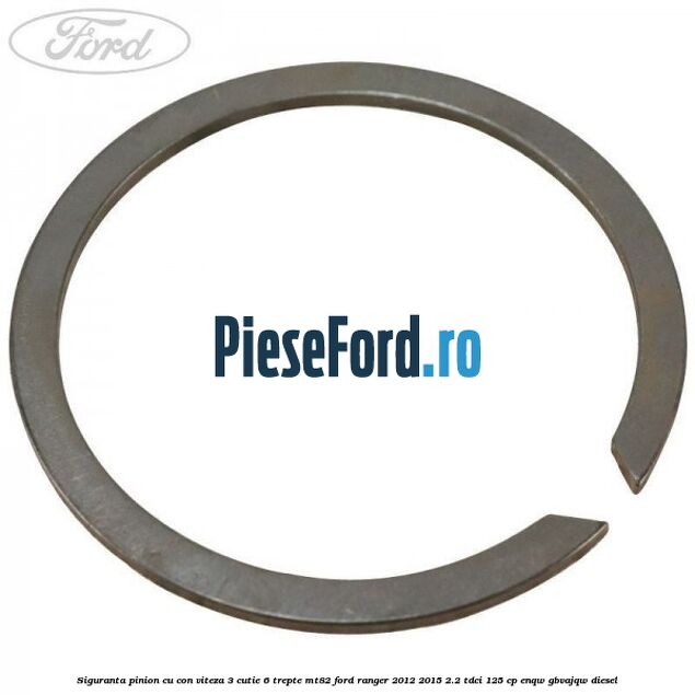 Siguranta pinion cu con viteza 3 cutie 6 trepte MT82 Ford Ranger 2012-2015 2.2 TDCi 125 cp ENQW, GBVAJQW diesel