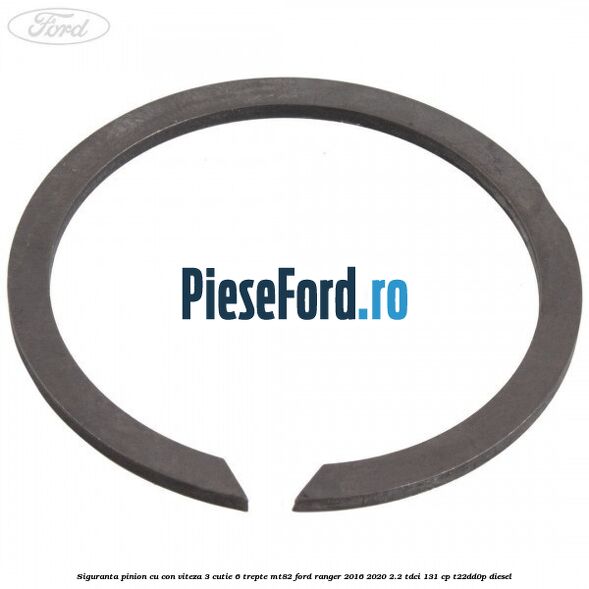 Siguranta pinion cu con viteza 3 cutie 6 trepte MT82 Ford Ranger 2016-2020 2.2 TDCi 131 cp T22DD0P diesel