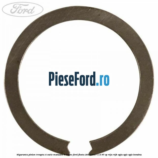 Siguranta pinion treapta 4 cutie manuala 5 trepte Ford Fiesta 2013-2017 1.4 97 cp RTJA, RTJB, SPJA, SPJC, SPJE benzina