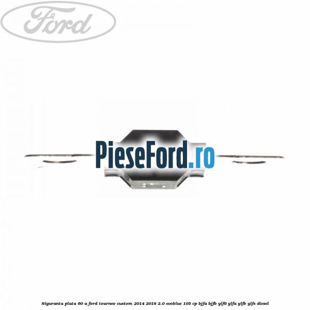 Siguranta plata 60 A Ford Tourneo Custom 2014-2018 2.0 EcoBlue 105 cp BJFA, BJFB, YLF6, YLFA, YLFB, YLFS diesel