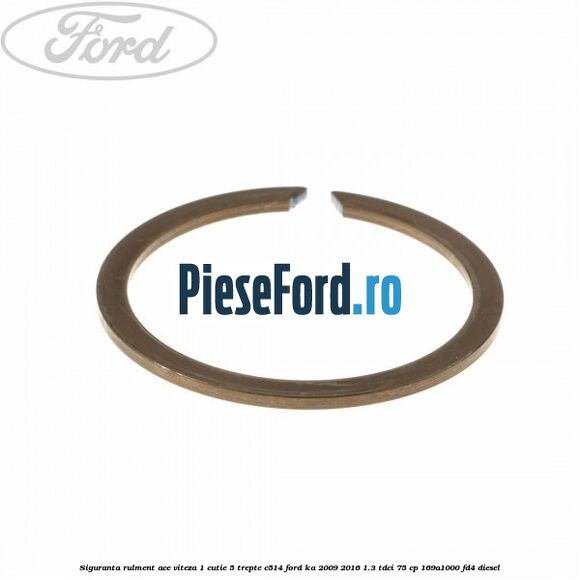 Siguranta rulment ace viteza 1 cutie 5 trepte C514 Ford Ka 2009-2016 1.3 TDCi 75 cp 169A1000, FD4 diesel
