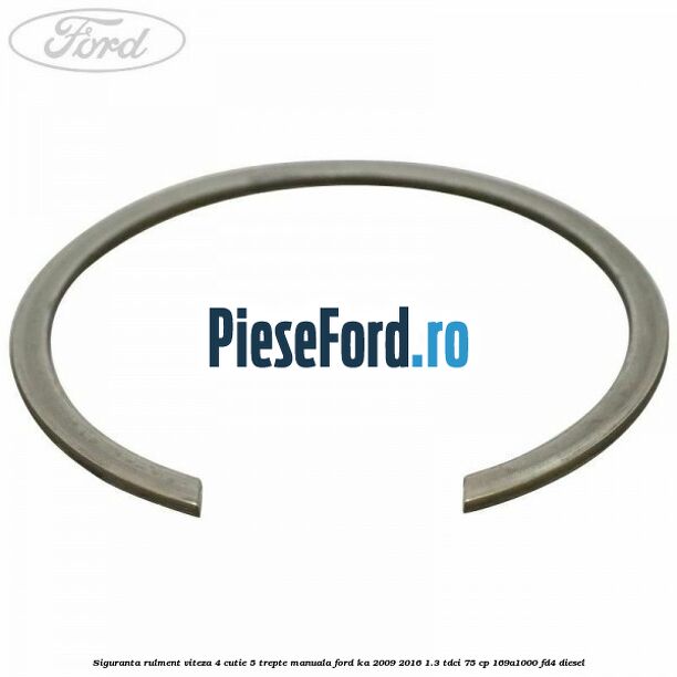 Siguranta rulment viteza 4 cutie 5 trepte manuala Ford Ka 2009-2016 1.3 TDCi 75 cp 169A1000, FD4 diesel