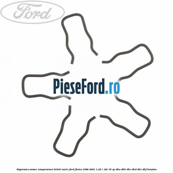 Siguranta senzor temperatura lichid racire Ford Fiesta 1996-2001 1.25 i 16V 75 cp DHA, DHB, DHC, DHD, DHE, DHF benzina