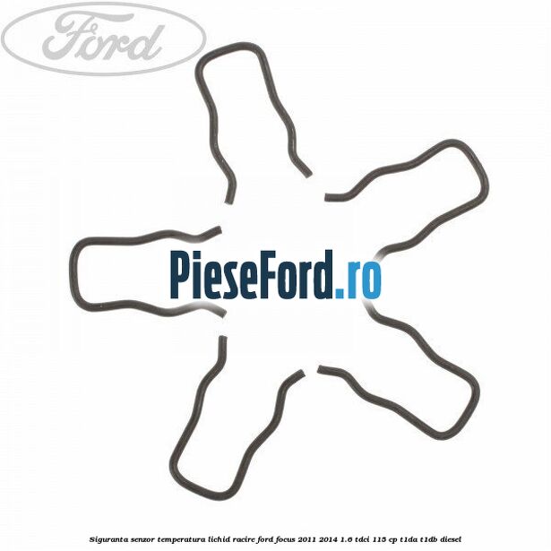 Siguranta senzor temperatura lichid racire Ford Focus 2011-2014 1.6 TDCi 115 cp T1DA, T1DB diesel