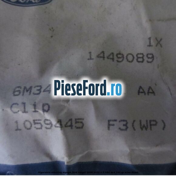 Siguranta simering supapa Ford Ranger 2006-2012 2.5 TDCi 4x4 143 cp Siguranta simering supapa Ford Ranger 2006-2012 2.5 TDCi 4x4 143 cp WLAA diesel