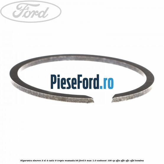 Siguranta sincron 3 si 4 cutie 6 trepte manuala B6 Ford B-Max 1.0 EcoBoost 100 cp SFJA, SFJB, SFJC, SFJD benzina