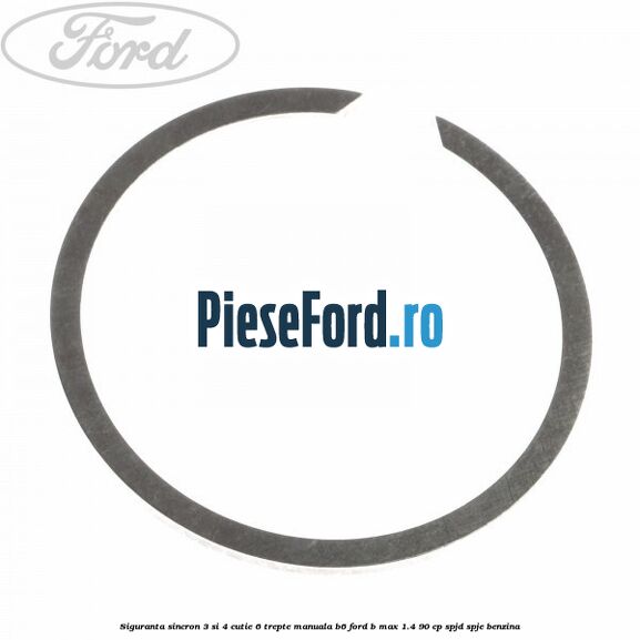 Siguranta sincron 3 si 4 cutie 6 trepte manuala B6 Ford B-Max 1.4 90 cp SPJD, SPJE benzina