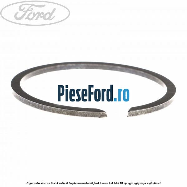 Siguranta sincron 3 si 4 cutie 6 trepte manuala B6 Ford B-Max 1.5 TDCi 75 cp UGJC, UGJG, XUJA, XUJB diesel