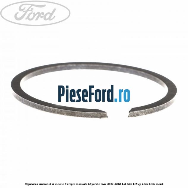 Siguranta sincron 3 si 4 cutie 6 trepte manuala B6 Ford C-Max 2011-2015 1.6 TDCi 115 cp T1DA, T1DB diesel