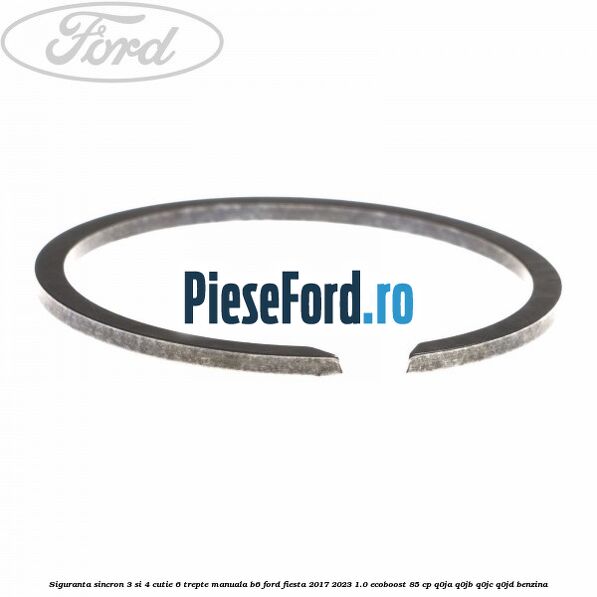Siguranta sincron 3 si 4 cutie 6 trepte manuala B6 Ford Fiesta 2017-2023 1.0 EcoBoost 85 cp Q0JA, Q0JB, Q0JC, Q0JD benzina