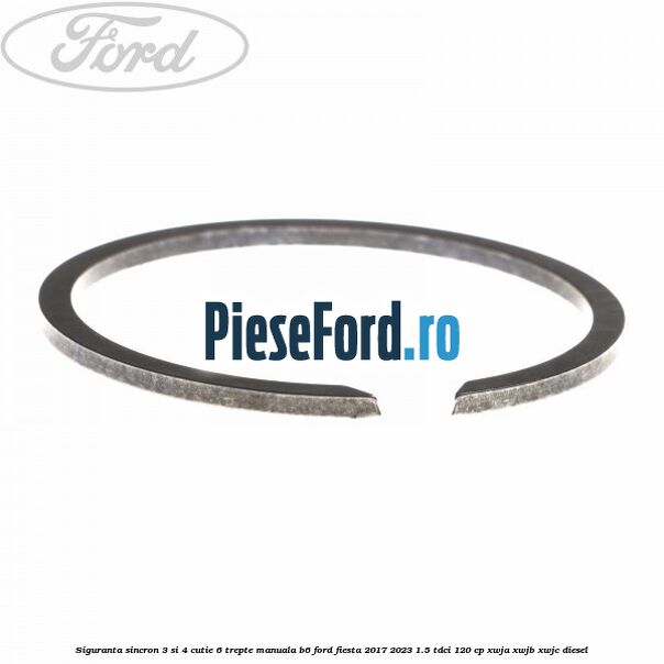 Siguranta sincron 3 si 4 cutie 6 trepte manuala B6 Ford Fiesta 2017-2023 1.5 TDCi 120 cp XWJA, XWJB, XWJC diesel