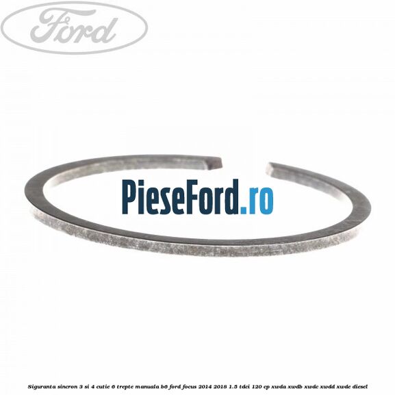 Siguranta sincron 3 si 4 cutie 6 trepte manuala B6 Ford Focus 2014-2018 1.5 TDCi 120 cp XWDA, XWDB, XWDC, XWDD, XWDE diesel