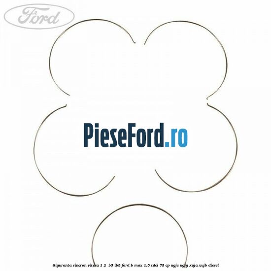 Siguranta sincron Viteza 1-2  B5/IB5 Ford B-Max 1.5 TDCi 75 cp UGJC, UGJG, XUJA, XUJB diesel
