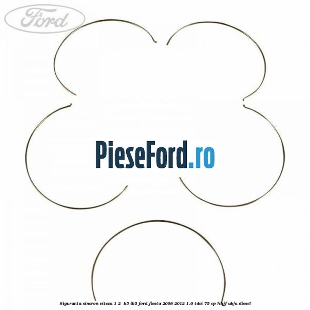 Siguranta sincron Viteza 1-2  B5/IB5 Ford Fiesta 2008-2012 1.6 TDCi 75 cp HHJF, UBJA diesel