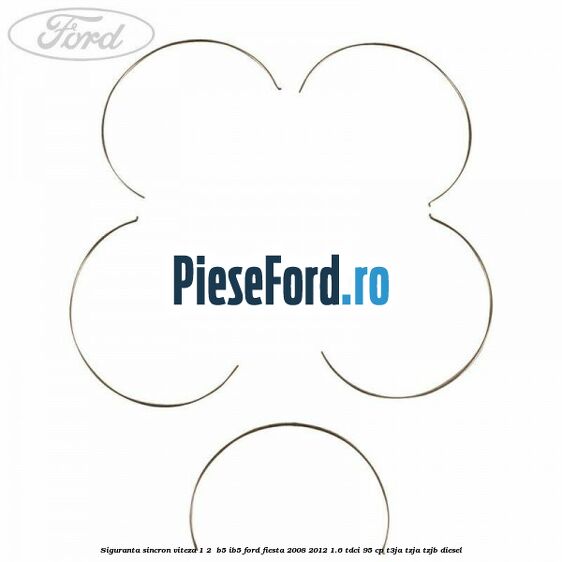 Siguranta sincron Viteza 1-2  B5/IB5 Ford Fiesta 2008-2012 1.6 TDCi 95 cp T3JA, TZJA, TZJB diesel