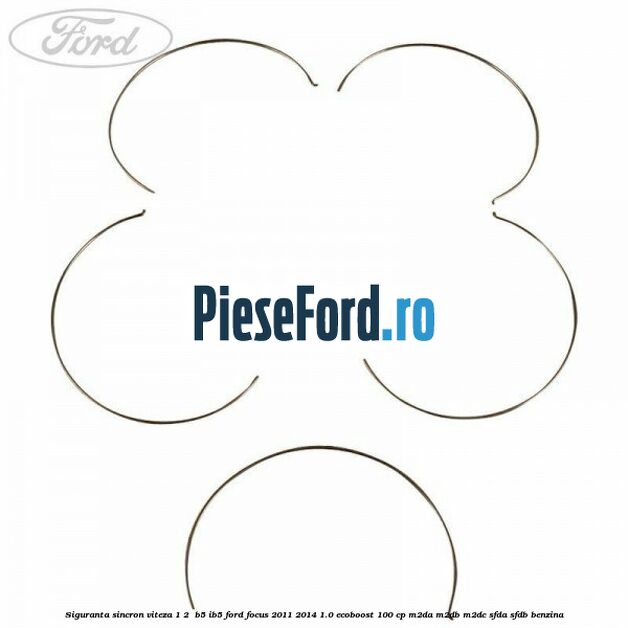 Siguranta sincron Viteza 1-2  B5/IB5 Ford Focus 2011-2014 1.0 EcoBoost 100 cp M2DA, M2DB, M2DC, SFDA, SFDB benzina