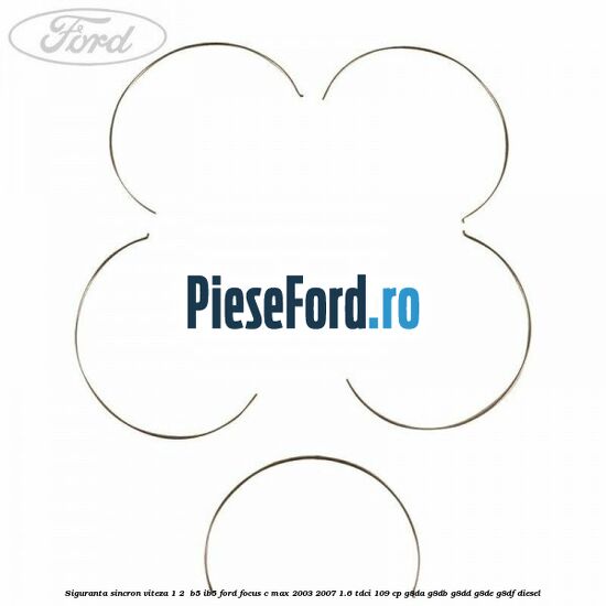 Siguranta sincron Viteza 1-2  B5/IB5 Ford Focus C-Max 2003-2007 1.6 TDCi 109 cp G8DA, G8DB, G8DD, G8DE, G8DF diesel