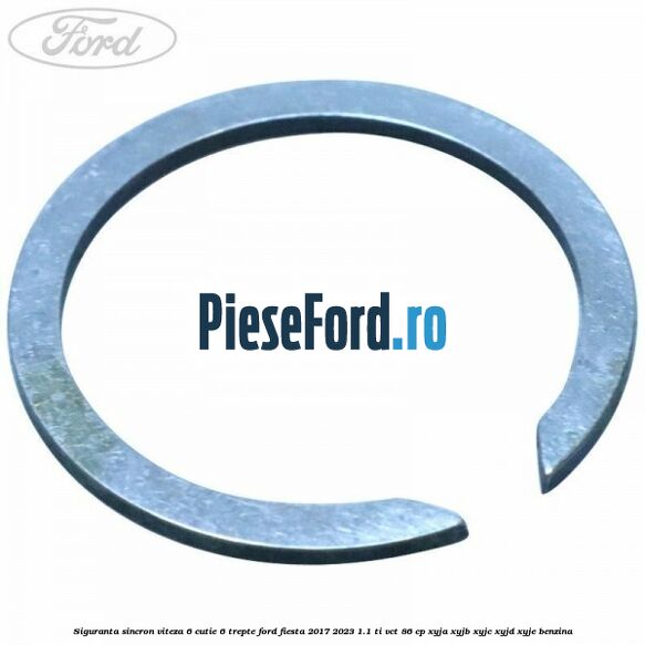 Siguranta sincron viteza 6 cutie 6 trepte Ford Fiesta 2017-2023 1.1 Ti-VCT 86 cp XYJA, XYJB, XYJC, XYJD, XYJE benzina