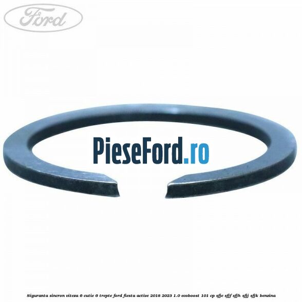 Siguranta sincron viteza 6 cutie 6 trepte Ford Fiesta Active 2018-2023 1.0 EcoBoost 101 cp SFJE, SFJF, SFJH, SFJJ, SFJK benzina