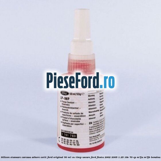 Silicon etansare carcasa arbore cotit Ford original 50 ml cu timp uscare Ford Fiesta 2002-2005 1.25 16V 70 cp M7JA, M7JB benzina