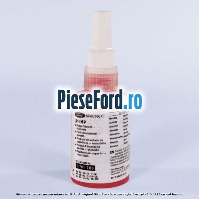 Silicon etansare carcasa arbore cotit Ford original 50 ml cu timp uscare Ford Scorpio 2.0 i 115 cp NSD benzina