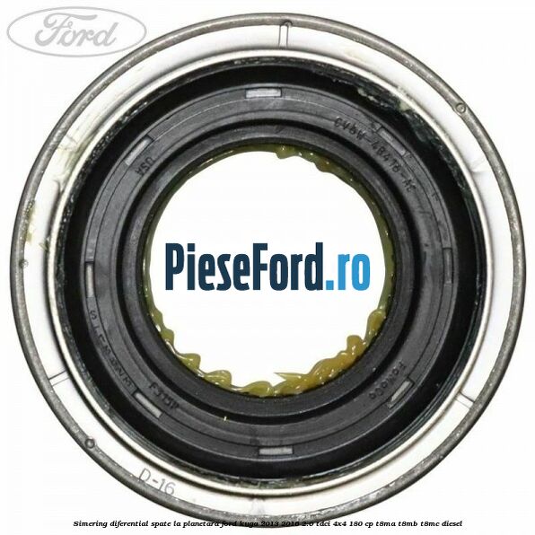 Simering diferential spate, la planetara Ford Kuga 2013-2016 2.0 TDCi 4x4 180 cp T8MA, T8MB, T8MC diesel