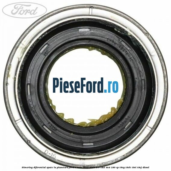 Simering diferential spate, la planetara Ford S-Max 2015-2023 2.0 TDCi 4x4 180 cp T8CG, T8CH, T8CI, T8CJ diesel