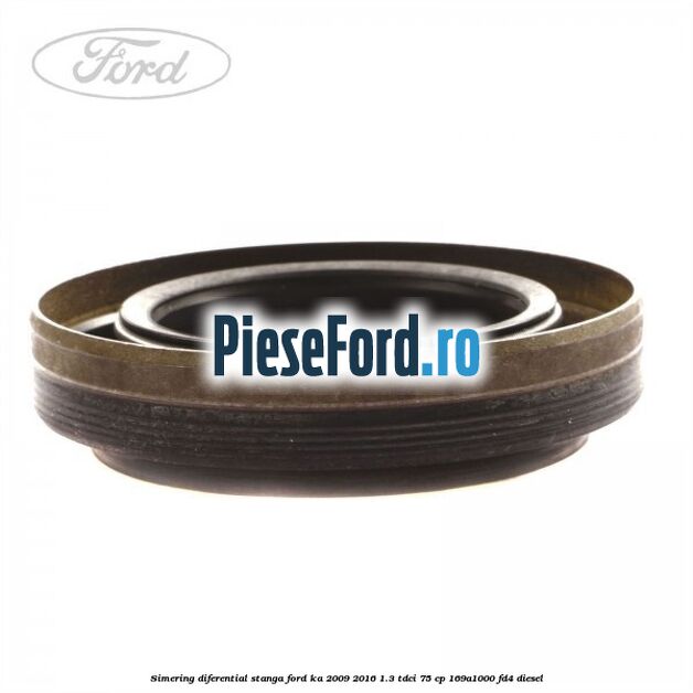 Simering diferential stanga Ford Ka 2009-2016 1.3 TDCi 75 cp 169A1000, FD4 diesel