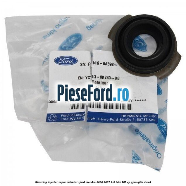 Simering injector capac culbutori Ford Mondeo 2000-2007 2.2 TDCi 155 cp QJBA, QJBB diesel