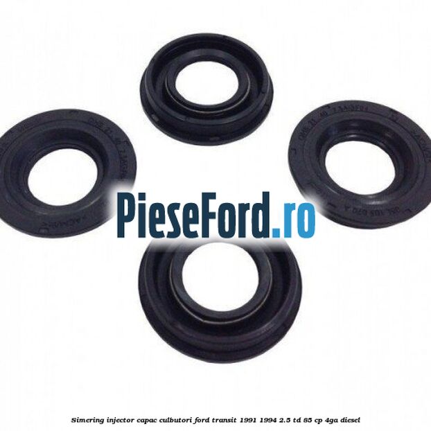 Simering injector capac culbutori Ford Transit 1991-1994 2.5 TD 85 cp 4GA diesel