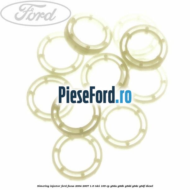 Simering injector Ford Focus 2004-2007 1.6 TDCi 109 cp G8DA, G8DB, G8DD, G8DE, G8DF diesel