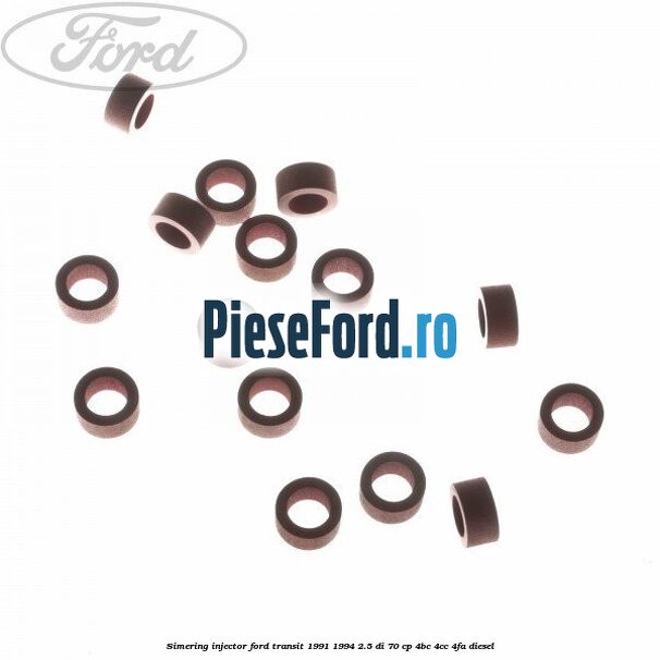 Simering injector Ford Transit 1991-1994 2.5 DI 70 cp 4BC, 4CC, 4FA diesel