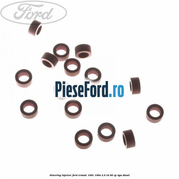 Simering injector Ford Transit 1991-1994 2.5 TD 85 cp 4GA diesel