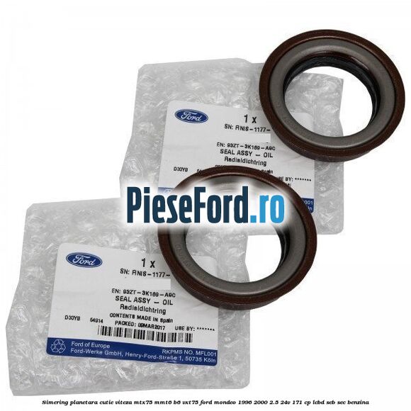 Simering planetara cutie viteza MTX75/MMT6/B6/VXT75 Ford Mondeo 1996-2000 2.5 24V 171 cp LCBD, SEB, SEC benzina