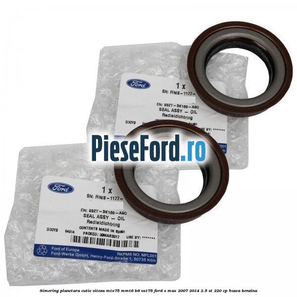 Simering planetara cutie viteza MTX75/MMT6/B6/VXT75 Ford S-Max 2007-2014 2.5 ST 220 cp HUWA benzina