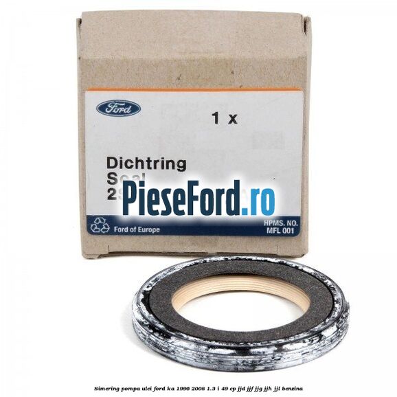 Simering pompa ulei Ford Ka 1996-2008 1.3 i 49 cp JJD, JJF, JJG, JJH, JJL benzina