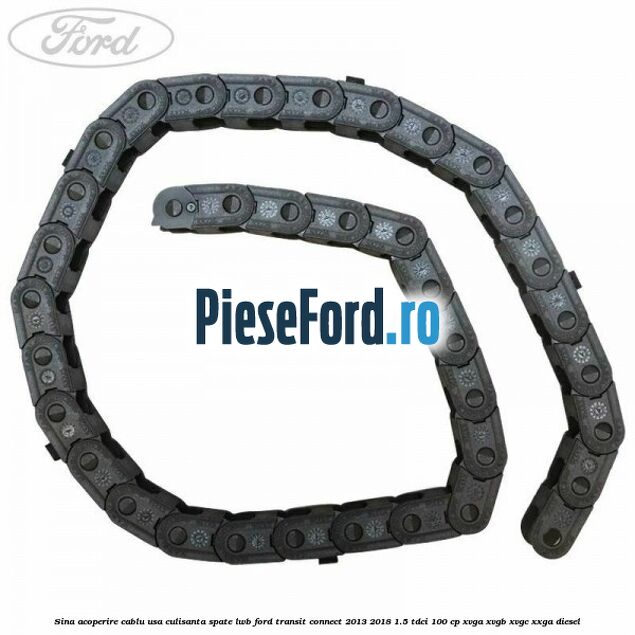 Sina acoperire cablu usa culisanta spate LWB Ford Transit Connect 2013-2018 1.5 TDCi 100 cp XVGA, XVGB, XVGC, XXGA diesel