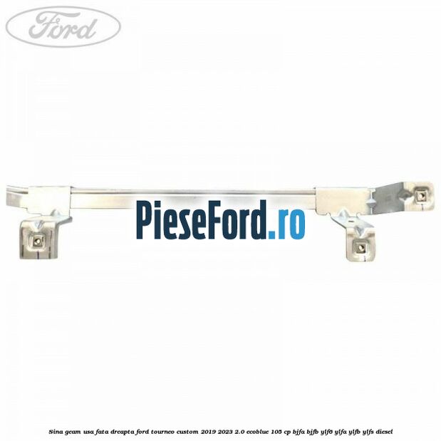 Sina geam usa fata dreapta Ford Tourneo Custom 2019-2023 2.0 EcoBlue 105 cp BJFA, BJFB, YLF6, YLFA, YLFB, YLFS diesel